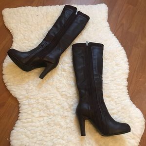 High heeled boots